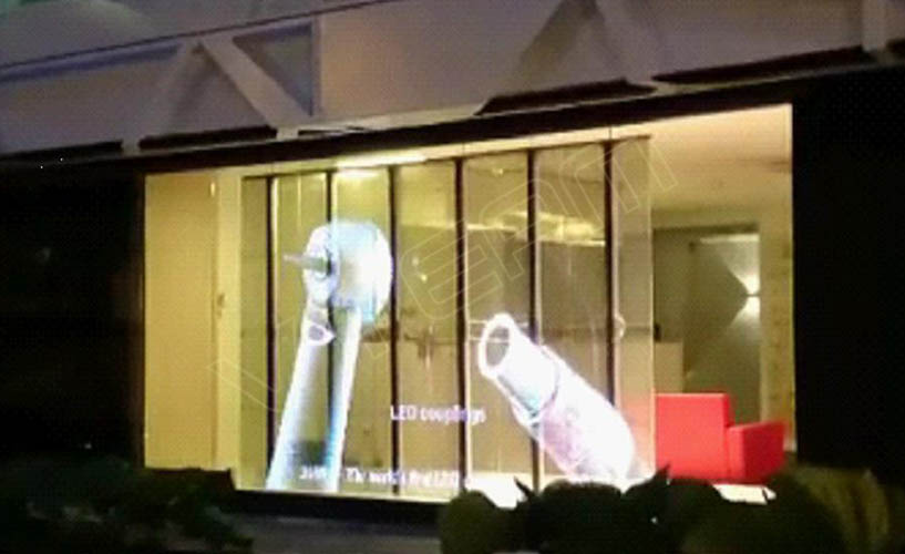 哥伦比亚 LED透显著示屏G10